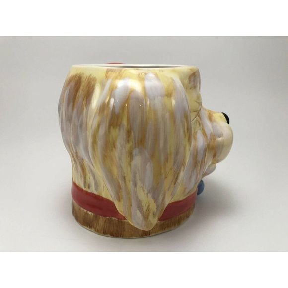 3D Golden Dog Head Ceramic Coffee Tea Mug Cup Tre Sorelle Studios Certified Intl - Picture 4 of 6